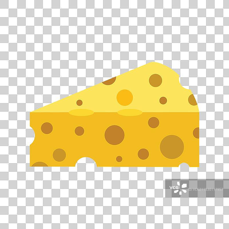 奶酪扁平风格图片素材