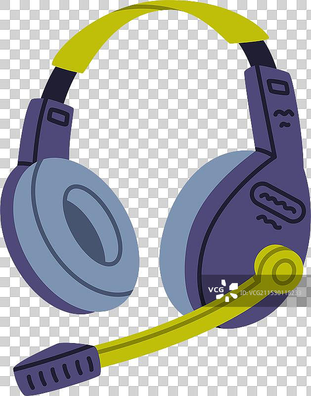 耳机作为音乐聆听的设备图片素材