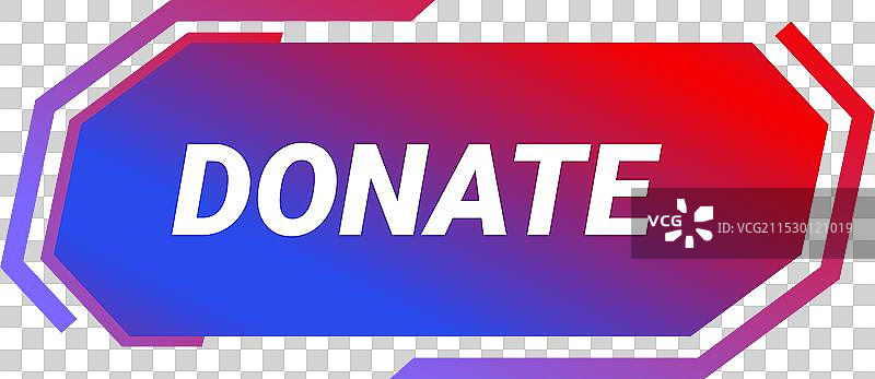 现代几何设计的捐赠按钮图片素材