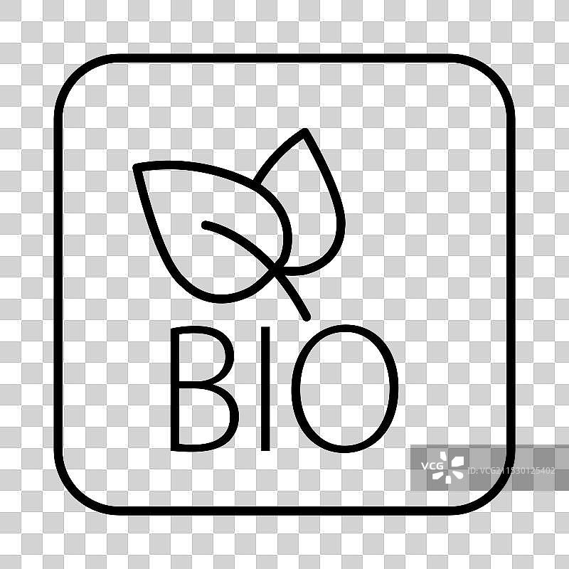 生物图标标志符号轮廓集图片素材