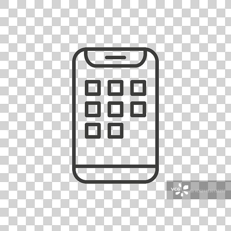 手机刘海图标集图片素材