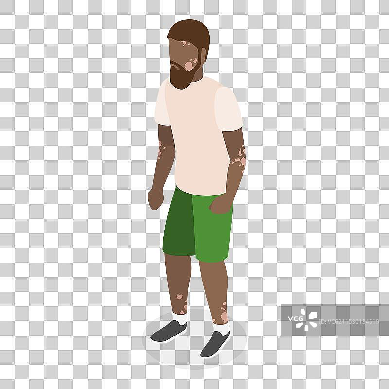 快乐人群的3D等距平面图集图片素材