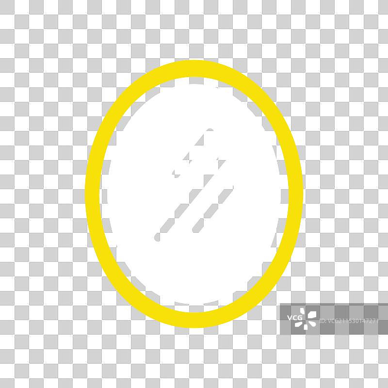 椭圆形镜子图标家具标志图片素材