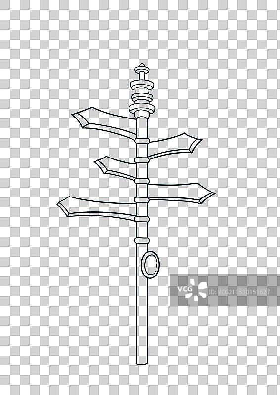 路标路牌卡通元素图片素材