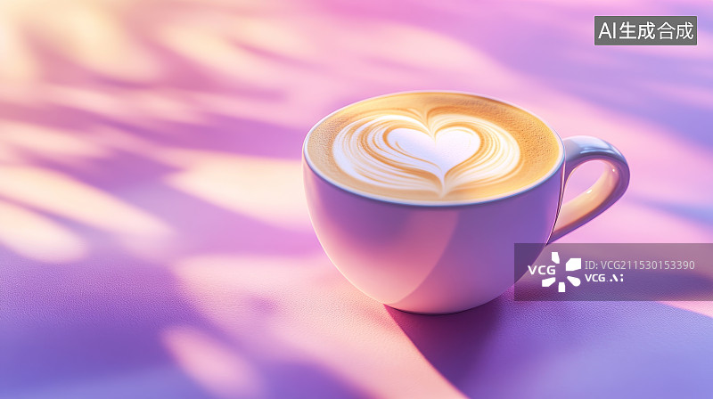【AI数字艺术】一杯咖啡，咖啡题材图片素材