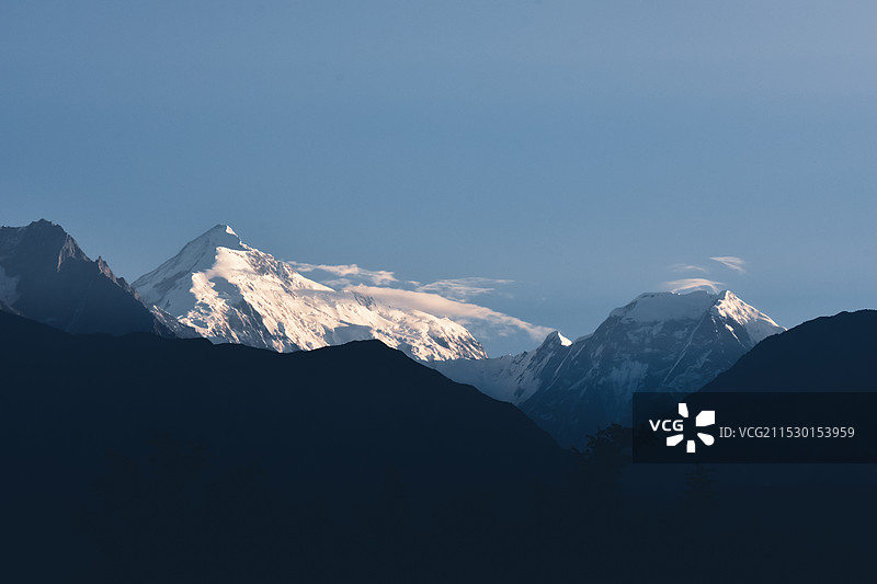 喀喇昆仑雪山图片素材