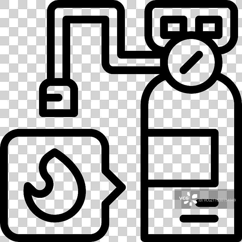 燃气灶图标图片素材