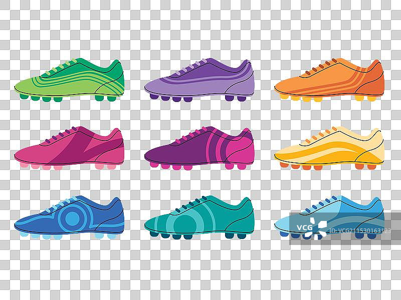 足球运动鞋一双运动服装图片素材