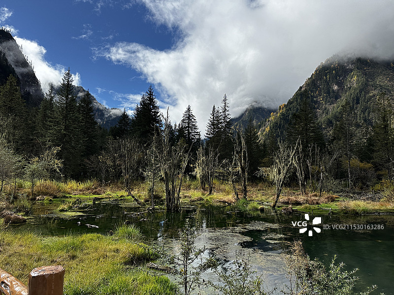 毕棚沟深秋四级颜色组图之五图片素材