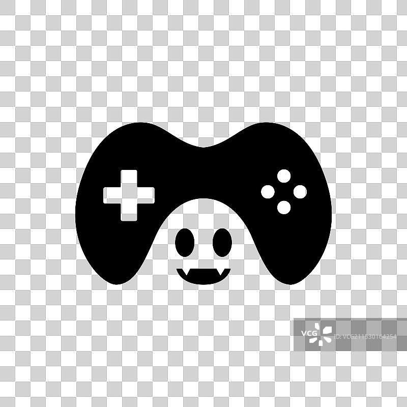 幽灵游戏手柄标志设计图片素材