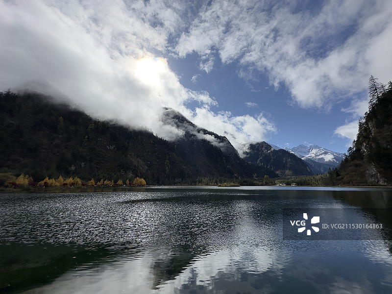 毕棚沟深秋四级颜色组图图片素材