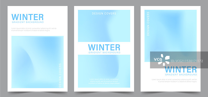 渐变粉彩冬季背景时尚系列图片素材