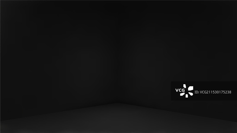 黑暗的室内空旷角落图片素材