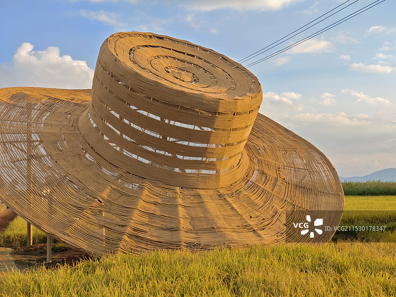 稻草帽图片素材