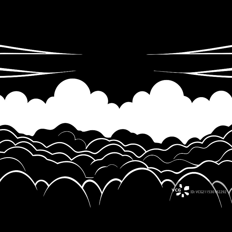 白色抽象雾气的全景视图图片素材