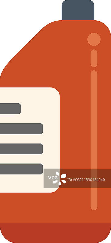 红色塑料洗涤剂瓶，带空白标签图片素材