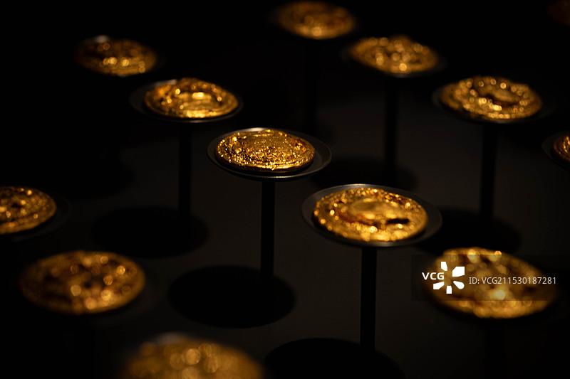 南昌海昏侯饼金图片素材