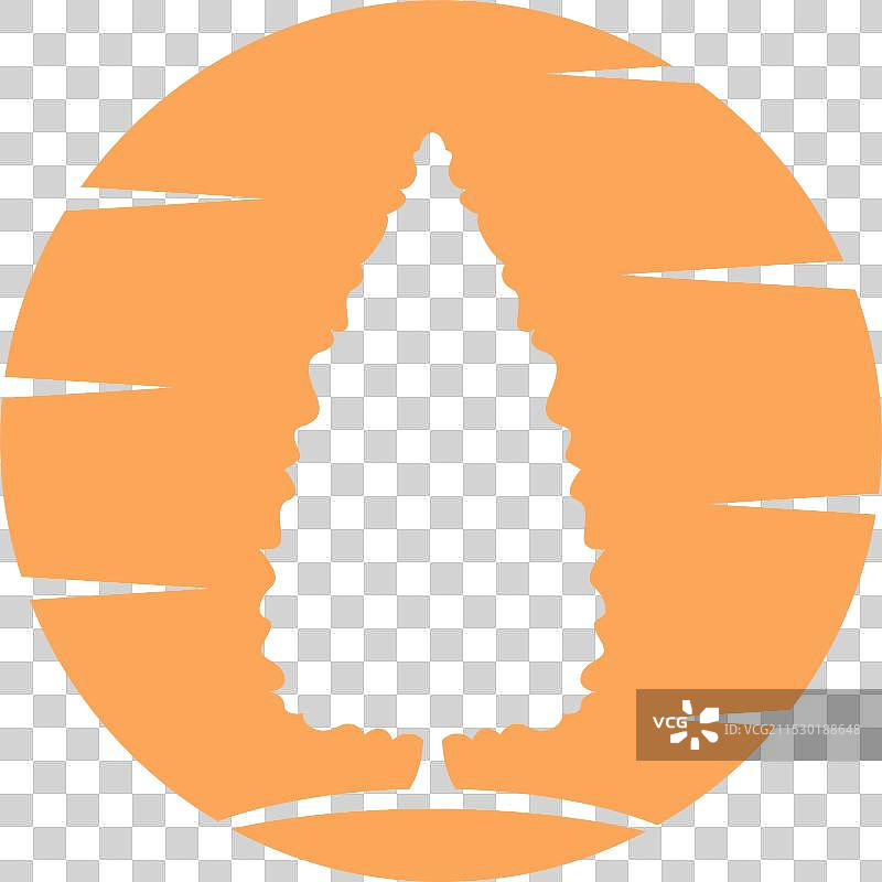 树木图标标志设计图片素材