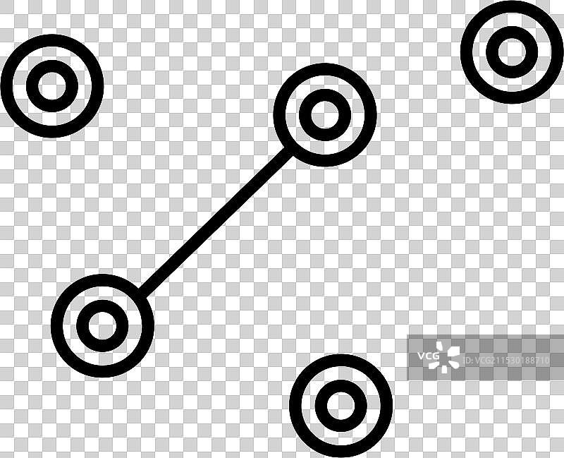 分子和元素线条图标图片素材