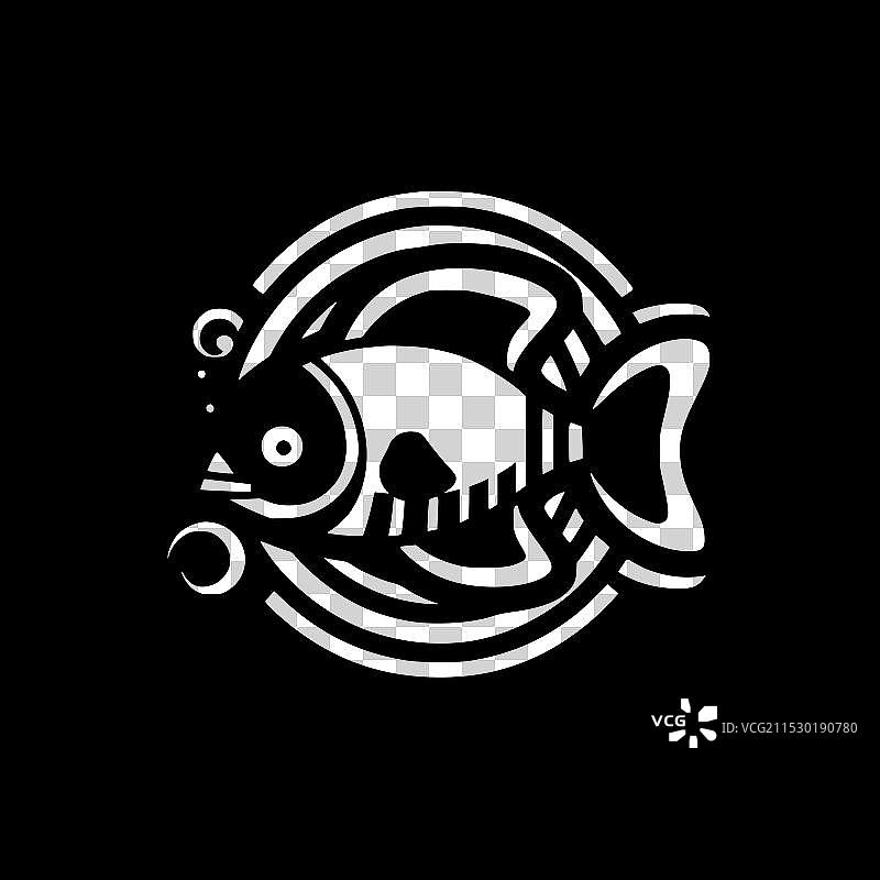 小丑鱼 - 高质量标志 - 适合T恤设计图片素材