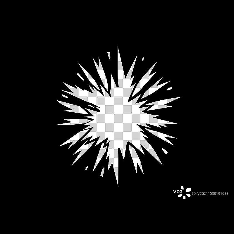 爆炸 - 高质量标志 - 适合T恤使用图片素材