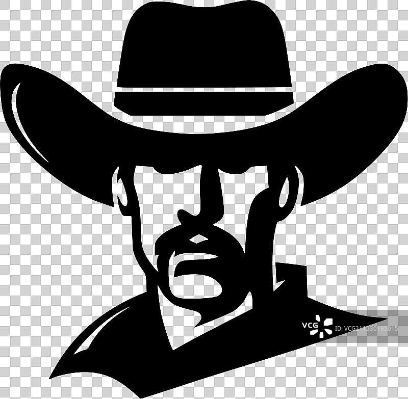 西方 - 黑白孤立图标图片素材