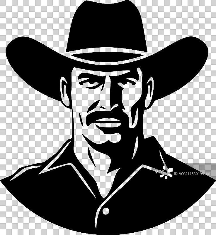 西方 - 黑白孤立图标图片素材