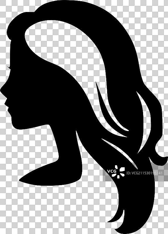 女性 - 极简风格的平面标志图片素材