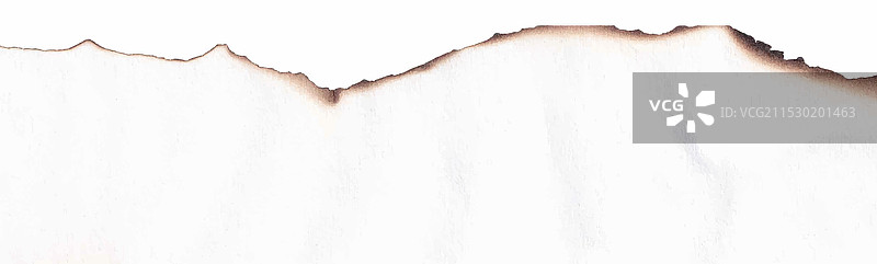 烧焦的纸张边缘逼真效果图片素材