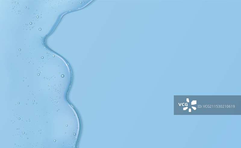 蓝色精华胶背景液体化妆品水图片素材