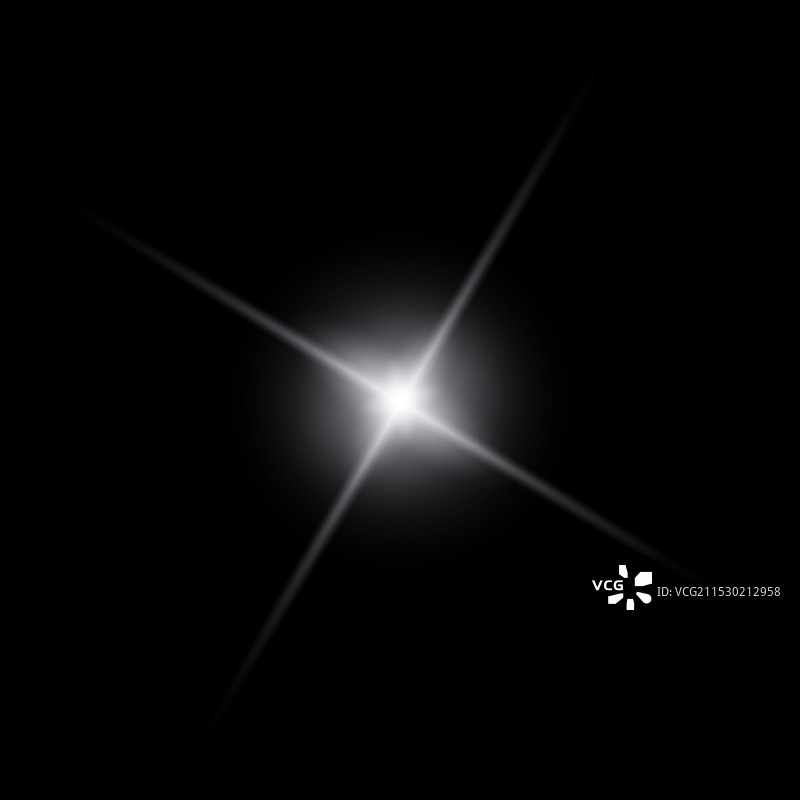 白色闪烁的光点图片素材