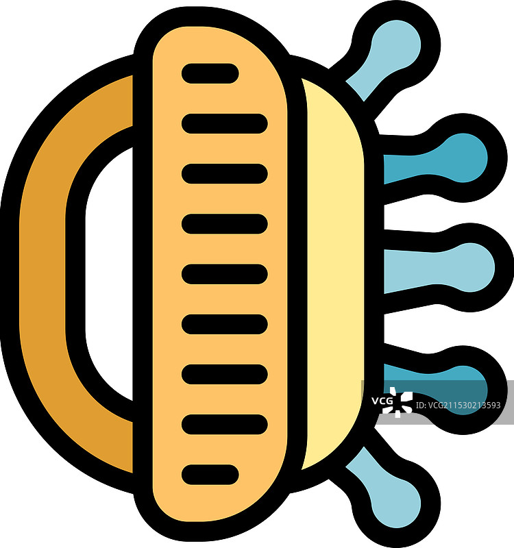 现代电动衣物清洁刷图标图片素材