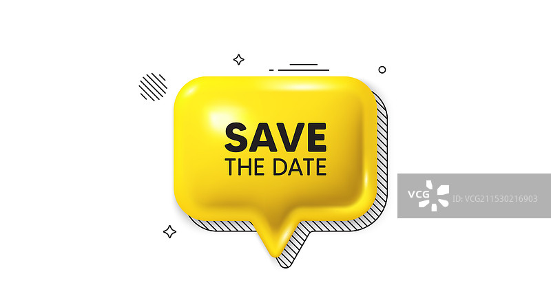 3D日历会议保存日期标签图片素材