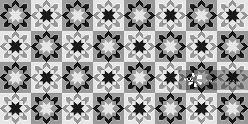 几何抽象无缝图案图片素材