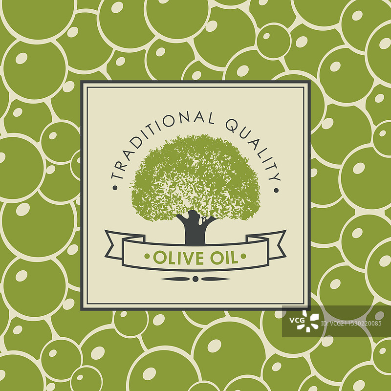 特级初榨橄榄油标签图片素材