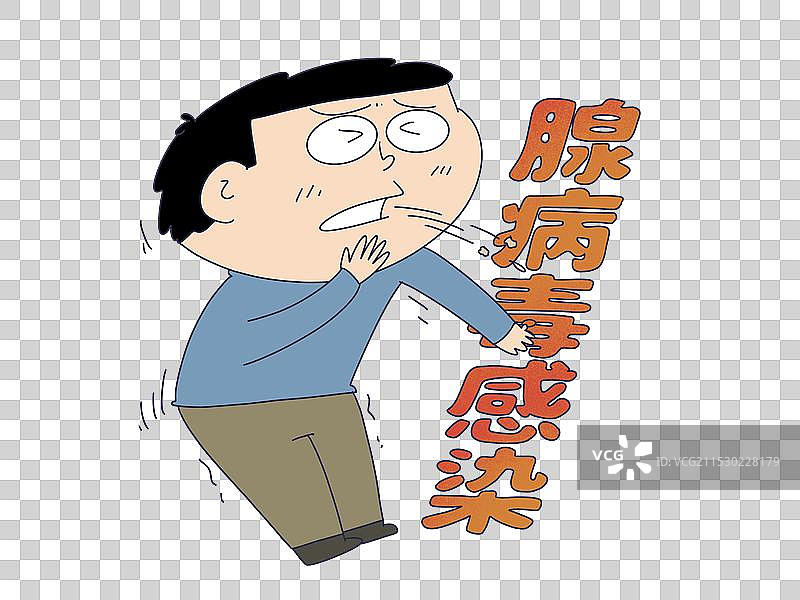 腺病毒感染图片素材