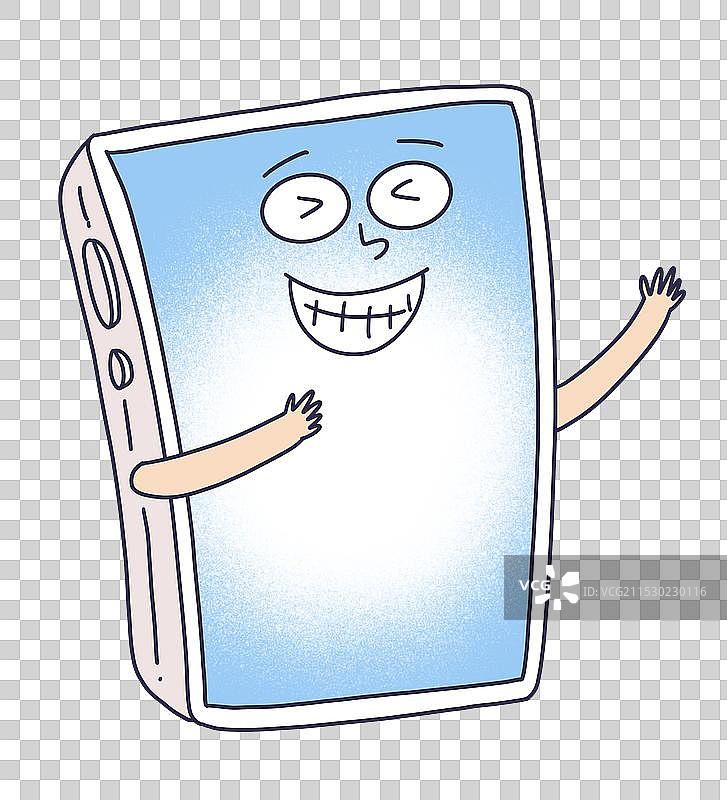 开心的手机电话图片素材