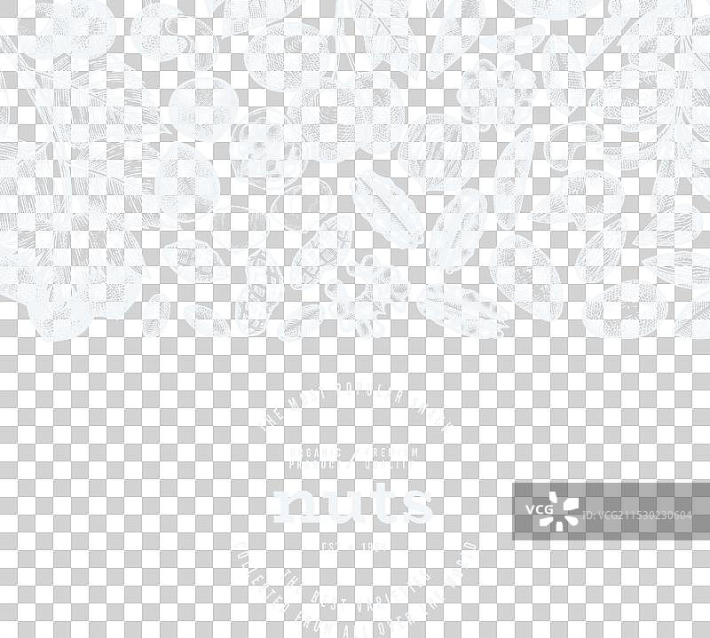 手绘坚果枝和果仁模板图片素材