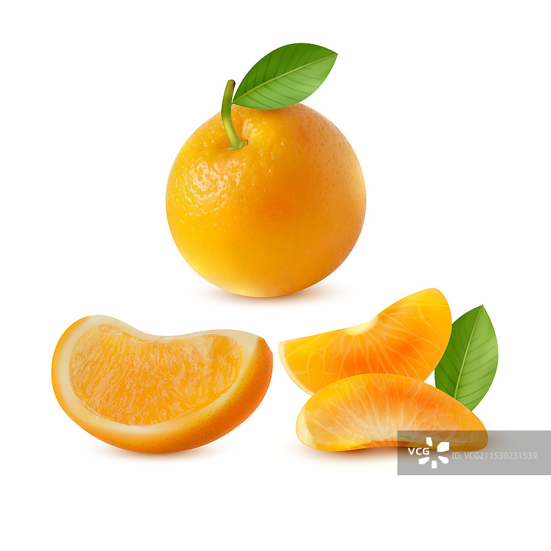 美味的橙色水果设计图片素材