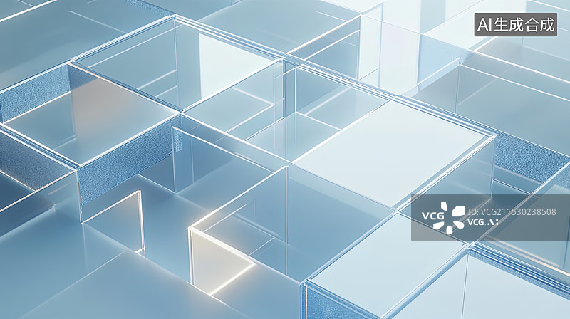 【AI数字艺术】等轴测地板与极简风格设计图片素材