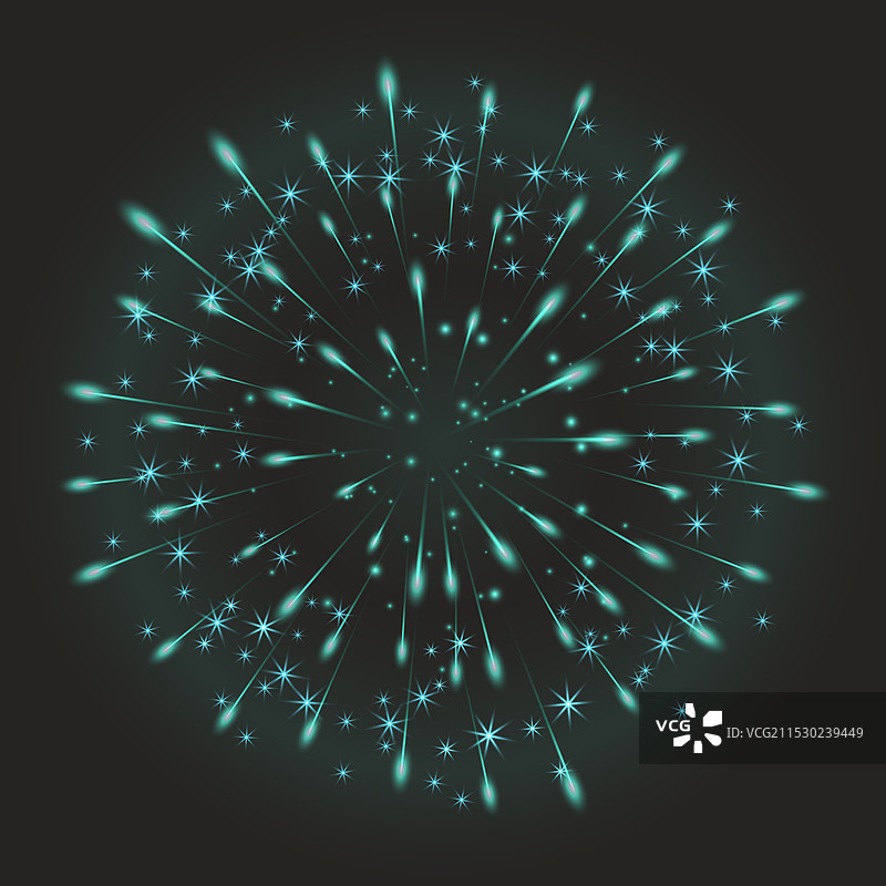 黑暗背景上的烟花爆炸图片素材