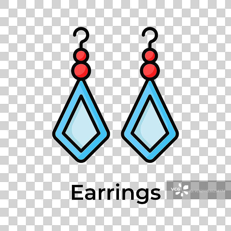 耳环图片素材