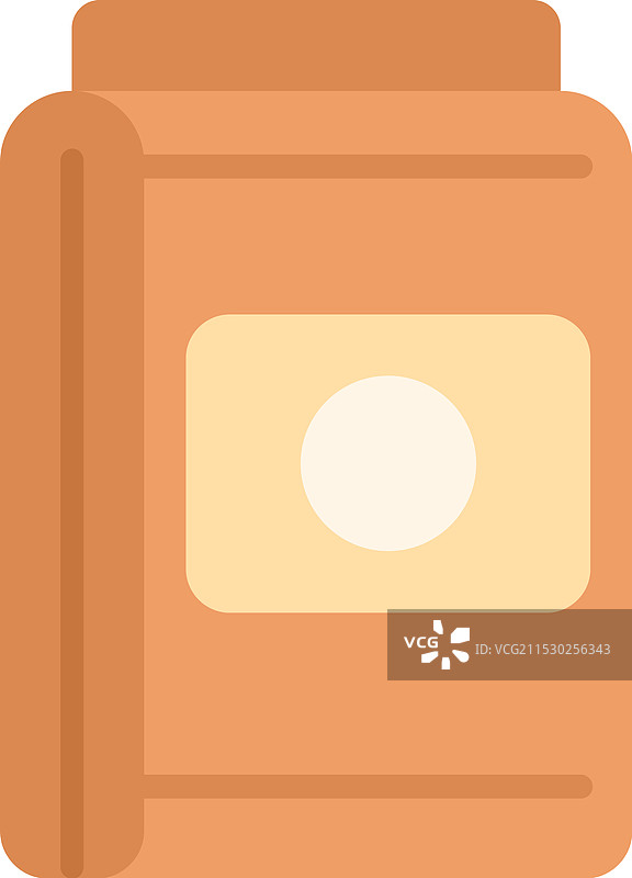 带空白标签的棕色纸袋，适合批量使用图片素材