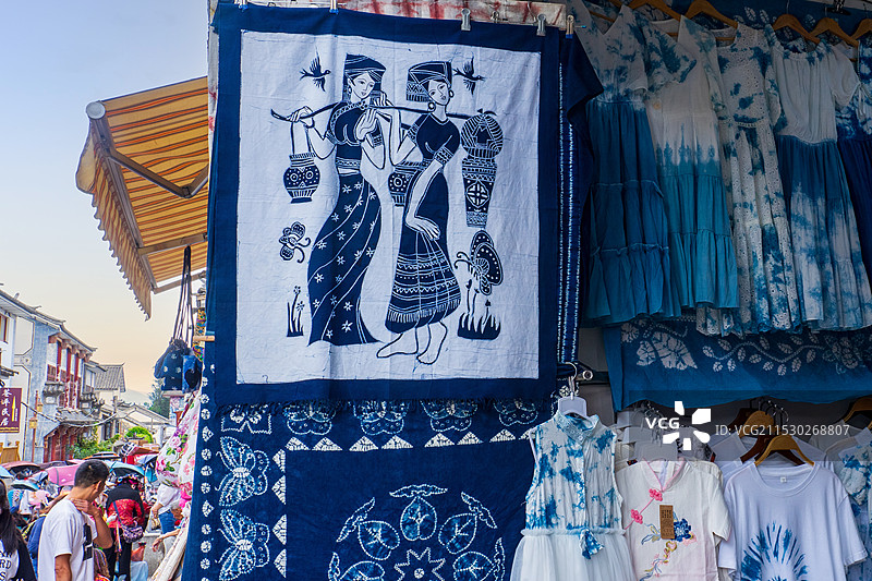 印染——云南丽江市图片素材