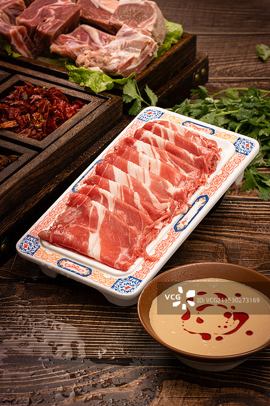 现切羊肉图片素材