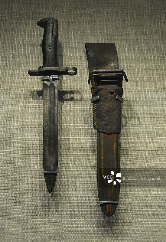 北京中国人民革命军事博物馆（美国制造）M1军用刺刀图片素材