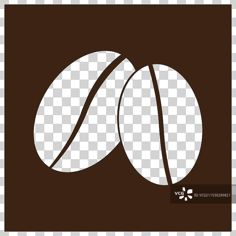 咖啡豆图标设计图片素材