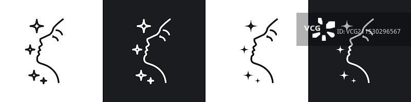 发光肌肤图标图片素材