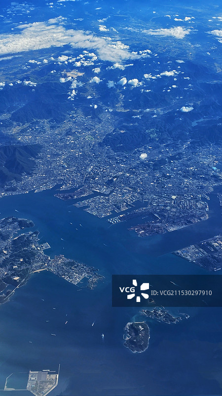 高空视角海洋图片素材