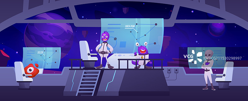 外星人驾驶的宇宙飞船图片素材